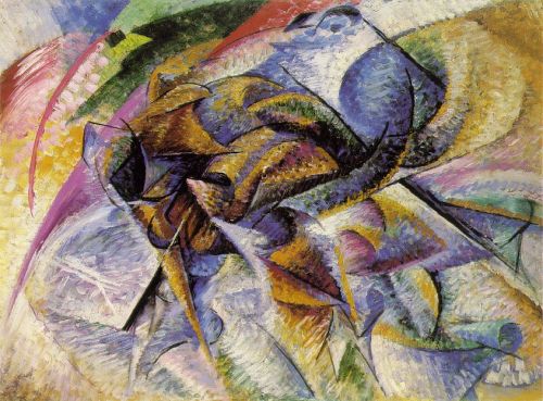 Umberto Boccioni (1882-1916), "Dynamism of a Cyclist," 1913. On long-term loan to the Peggy Guggenheim Collection, Venice.